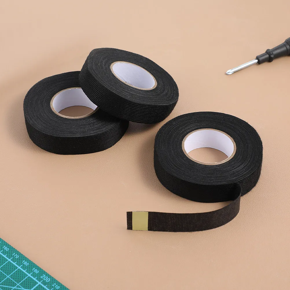 2 Rotoli di Nastro Adesivo in Tessuto per Cablaggio Auto, Resistente alle Alte Temperature e Insonorizzante