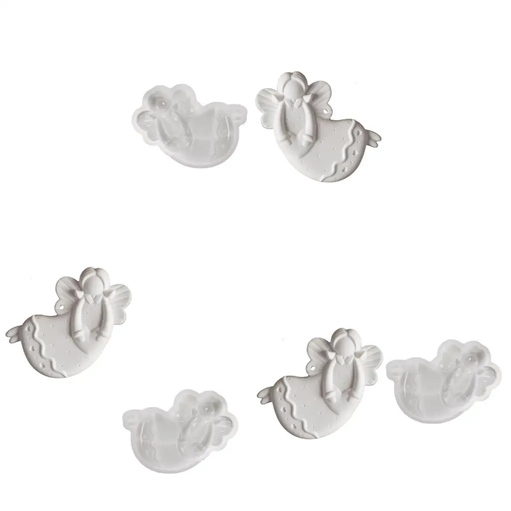  Versatile Silicone Figurine Angelic Mould Craft Supplies Accessory for Finger Training and Stress Relief Daily Use