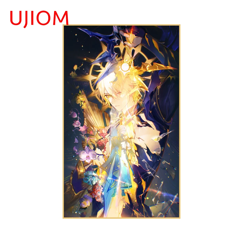 UJIOM Phainon Honkai Star Rail Delicate Slap Wandaufkleber Coole Persönlichkeit Kühlschrank Laptop Schreibtisch Aufkleber PVC Dekoration Chambre