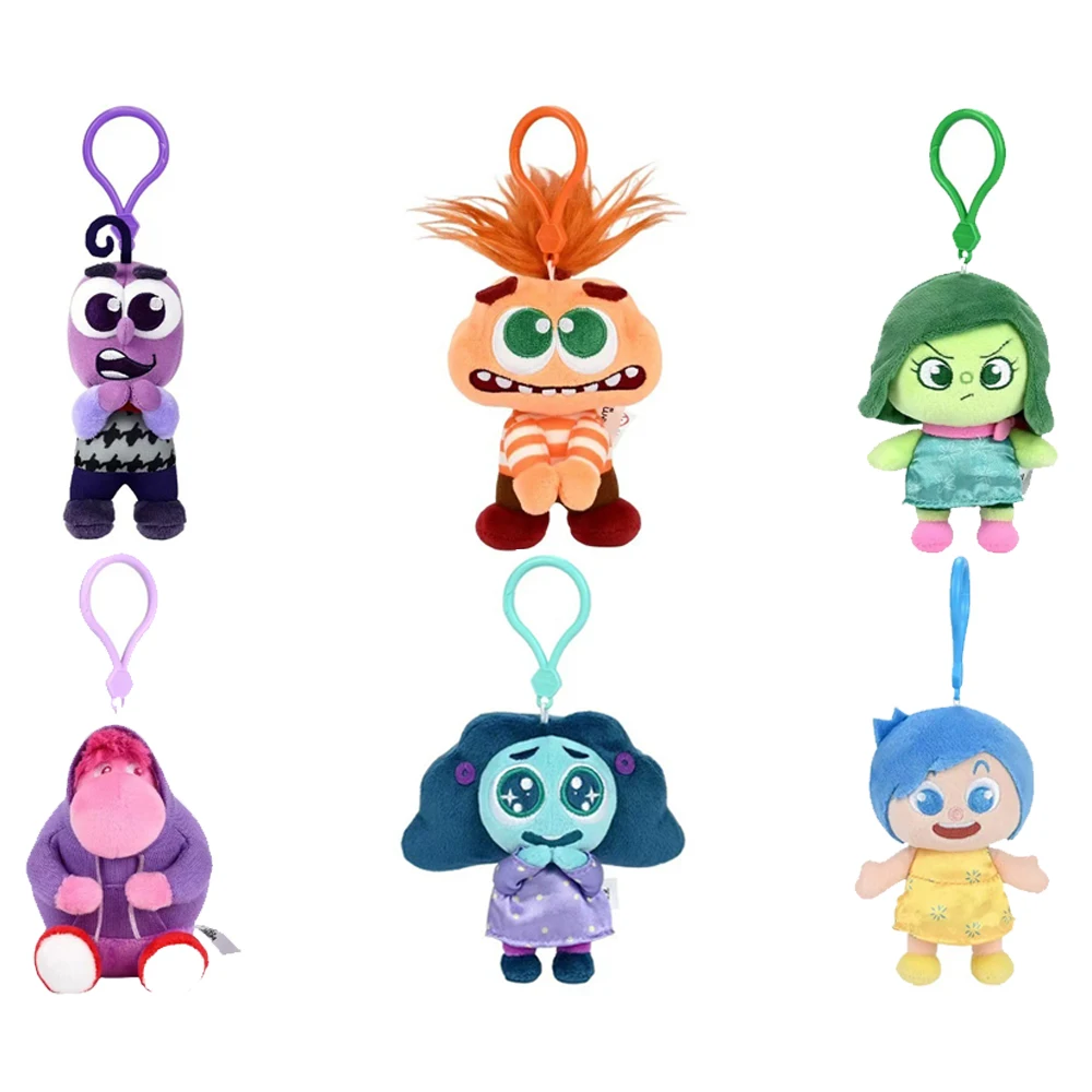 

Genuine Plush Keychain Embarrassment Anger Joy Envy Exquisite Keychain Backpack Decoration Pendant Car Keychain Children's Gifts