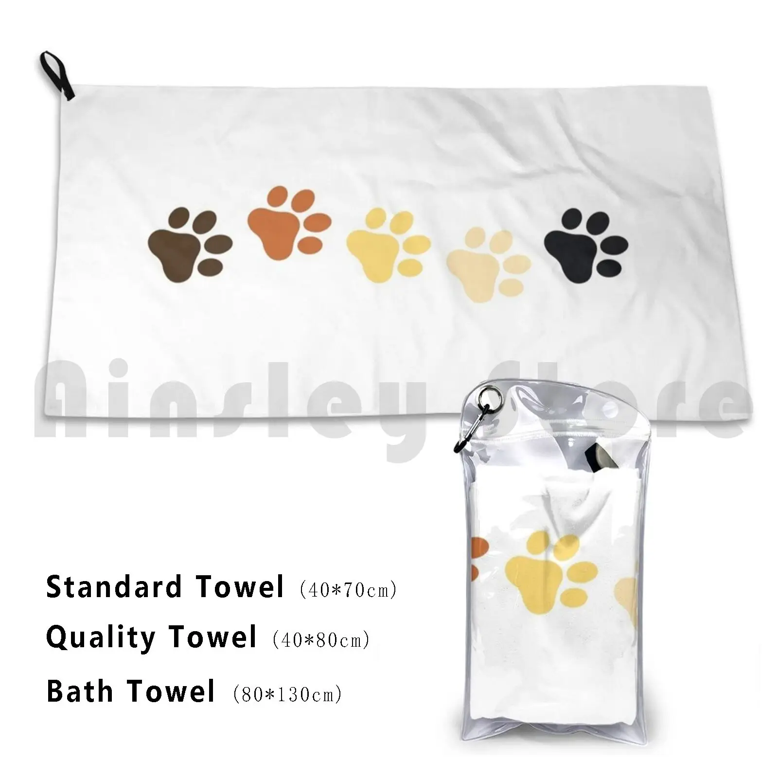 Bear Paws Bath Towel Beach Cushion Bear Pride Pride Bear Pride Colours Paw Face Cover