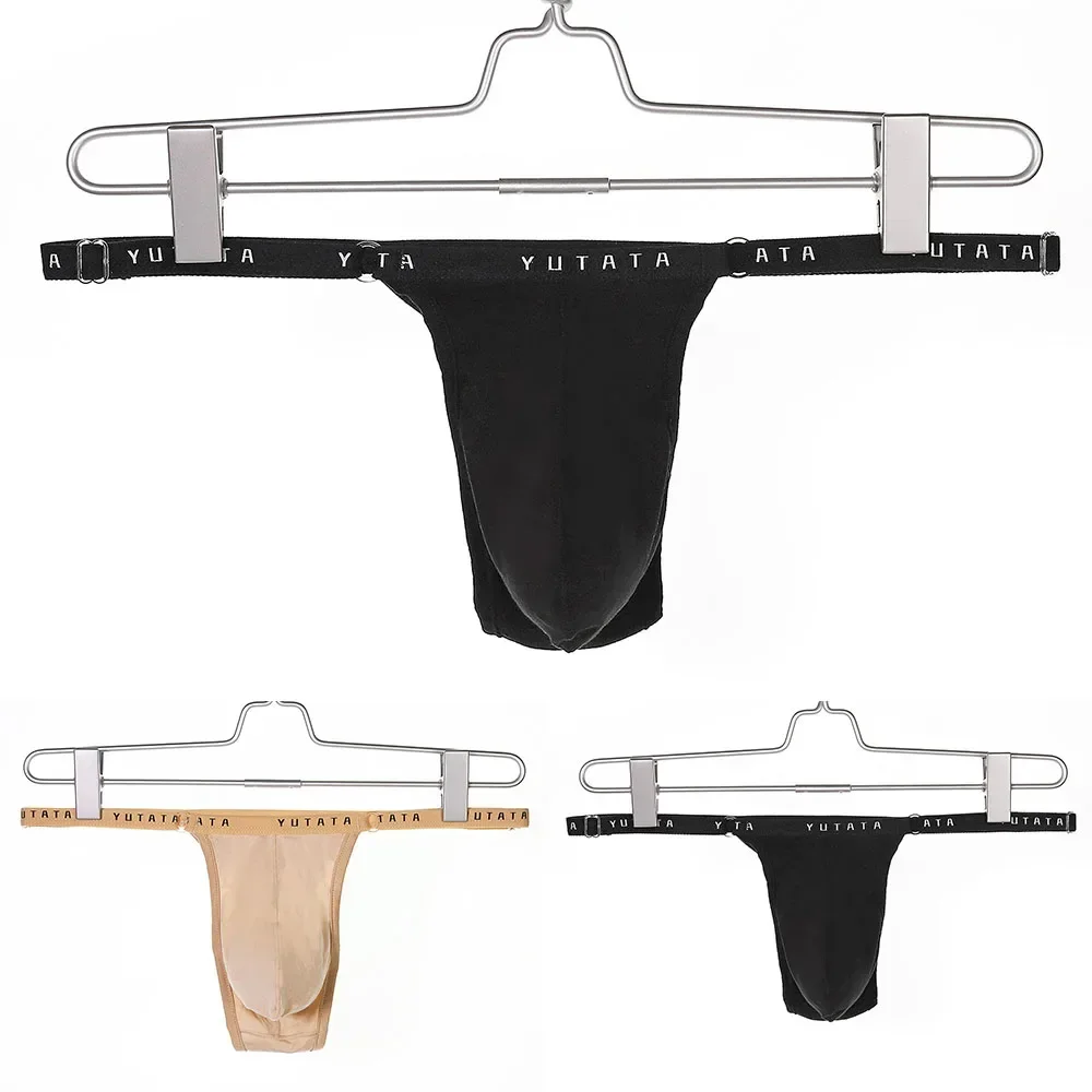 Männer Sexy Homosexuell Tanga Mann Slip Ausbuchtung Beutel G-String Bikini Atmungsaktive Höschen Erotische String Homens Einstellbar Verbessern T-zurück