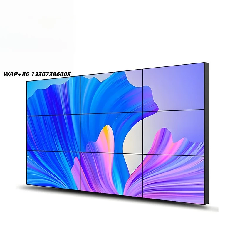 BOE 55inch Indoor Advertising Player 4K HD 2x2/2x3 Video Wall Displays Multi-Panel Splicing Screen Narrow 0.88mm LED LCD Bezel