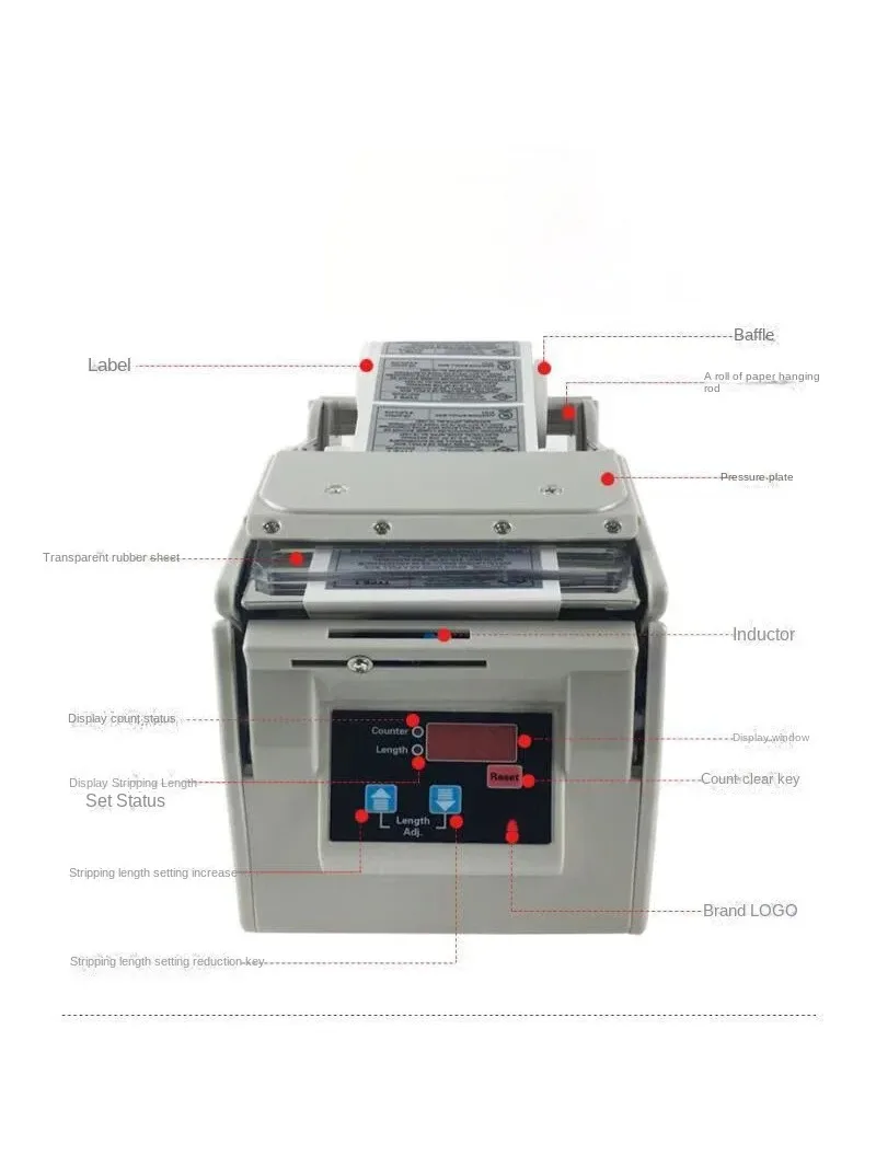 X-100 Automatic Label Dispenser Manual Sticker dispenser Automatic label dispenser / Peel labels machine