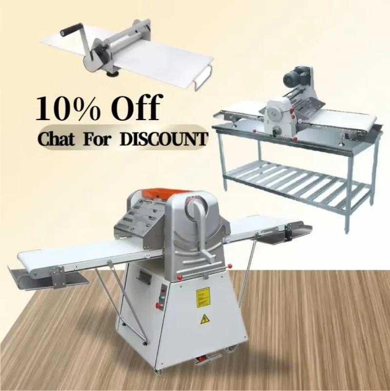 Electric Automatic Reversible Laminadora De Masa Cheap Price Roller Bread Croissant Puff Pastry Dough Sheeter Machine for Bakery
