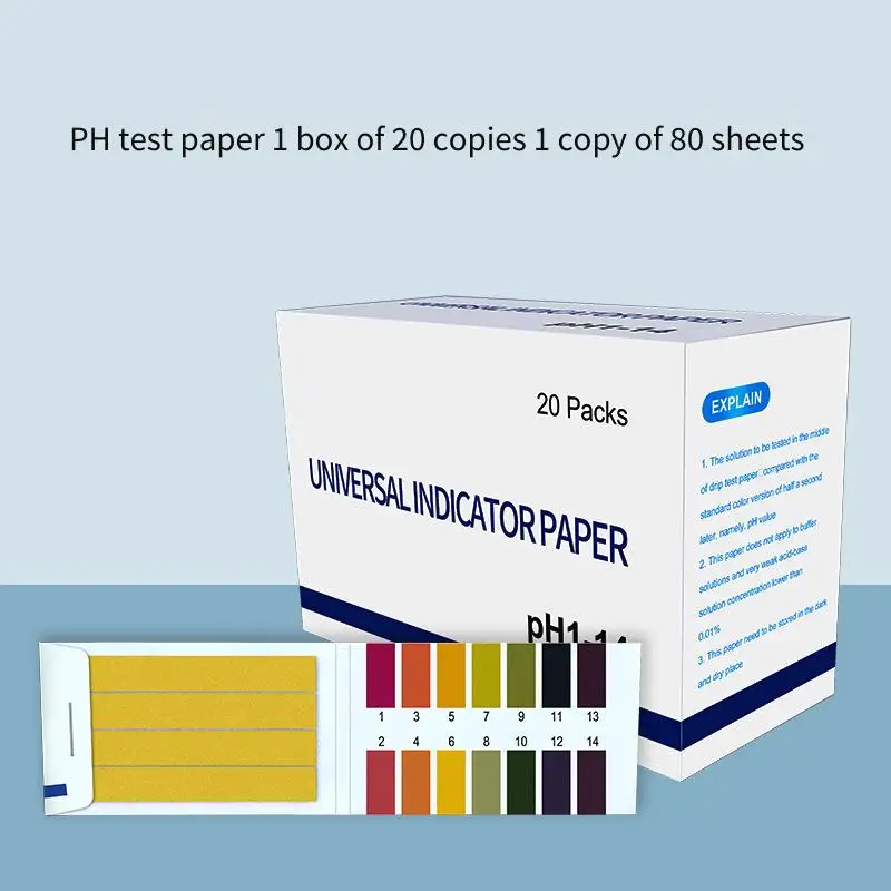 1600 شرائط/حزمة شرائط اختبار PH كامل مقياس درجة الحموضة PH تحكم 1-14st مؤشر ليتموس تستر ورقة المياه Soilsting عدة مصنع #2