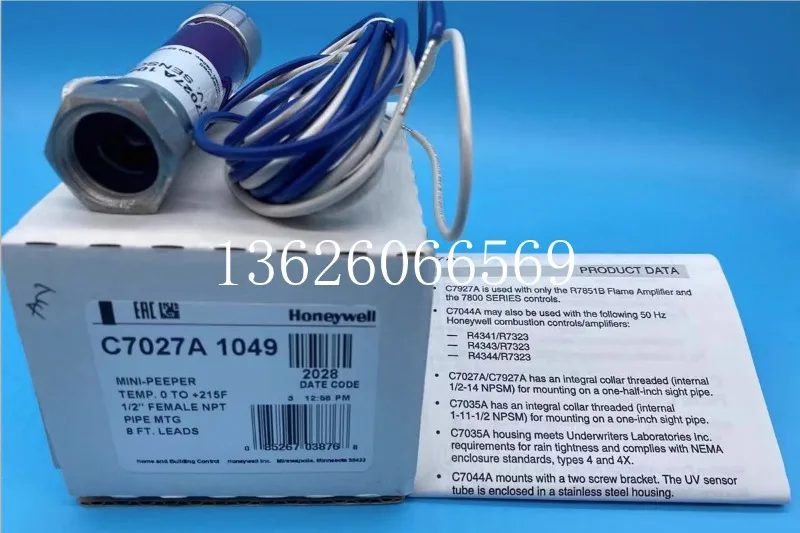 UV probe C7027A1049 C7027A1023 flame detector