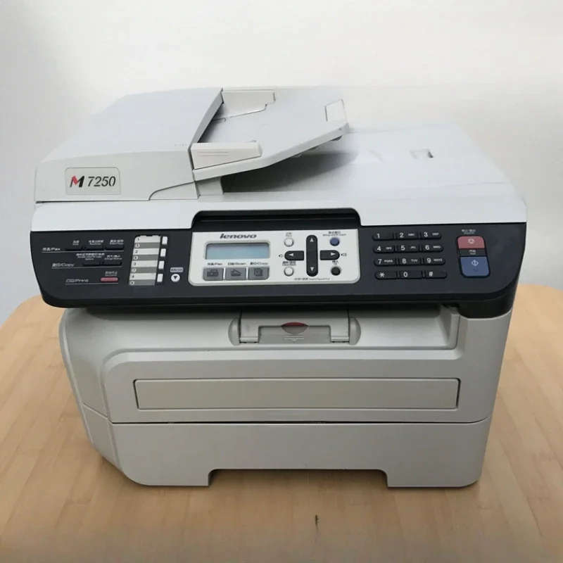 7250 7400 laser black and white printer all-in-one machine for document copying, mobile phone printing, and powder addition