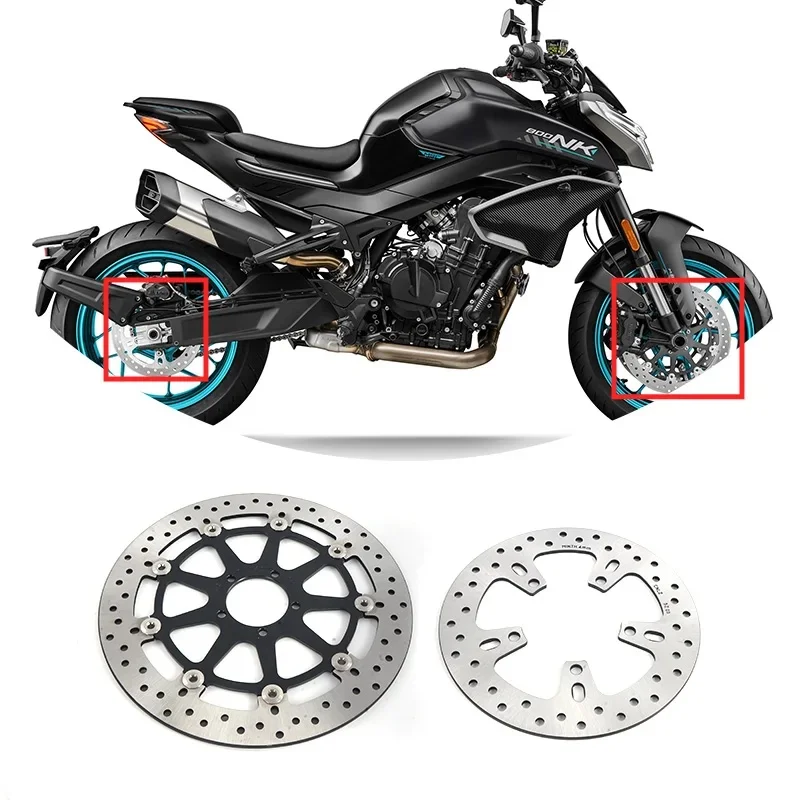 For CFMOTO 800NK Front and Rear Brake Discs Motorcycle Accessories For 2023-2024 Models CF800NK 800MT-X Moto Parts