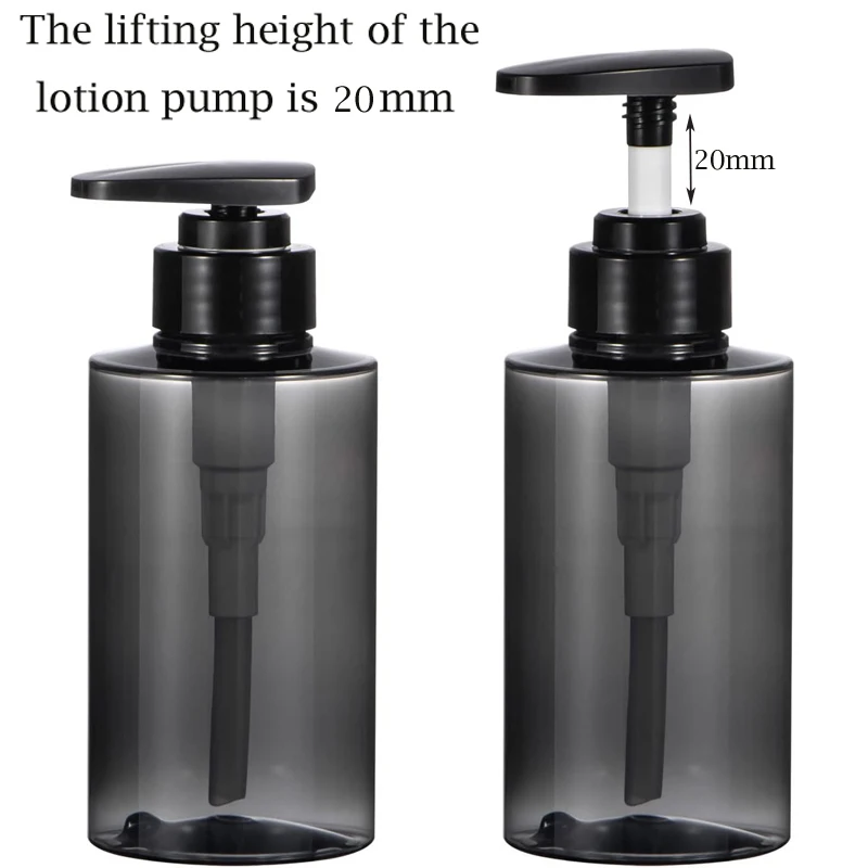2 個 300 ミリリットル/500 ミリリットル空のプラスチックポンプボトルシャンプー詰め替えボトルポンプ容器液体シャンプーシャワージェルコンディショナー