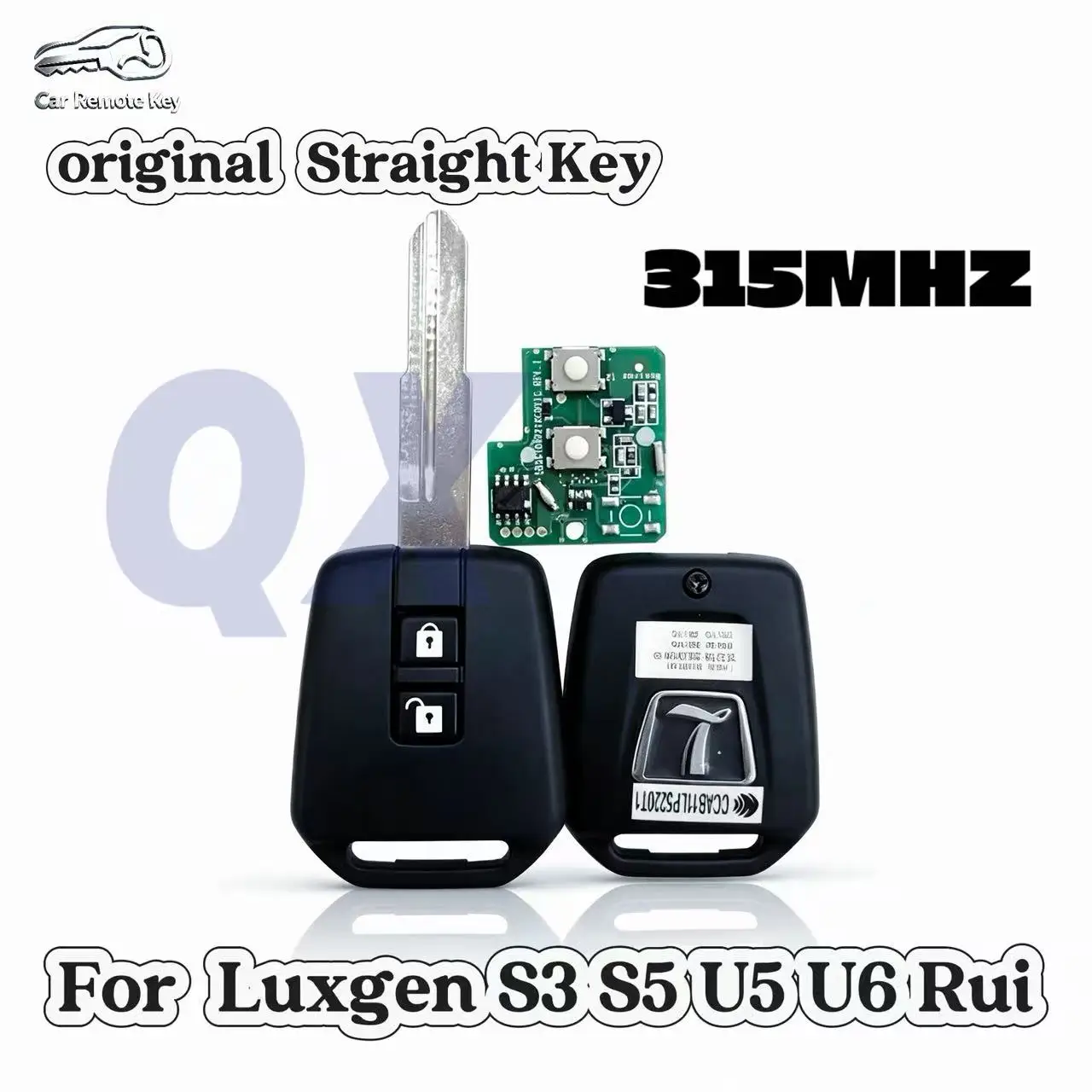 Original Straight Key for Luxgen S3 S5 U5 U6 Rui，MHZ315