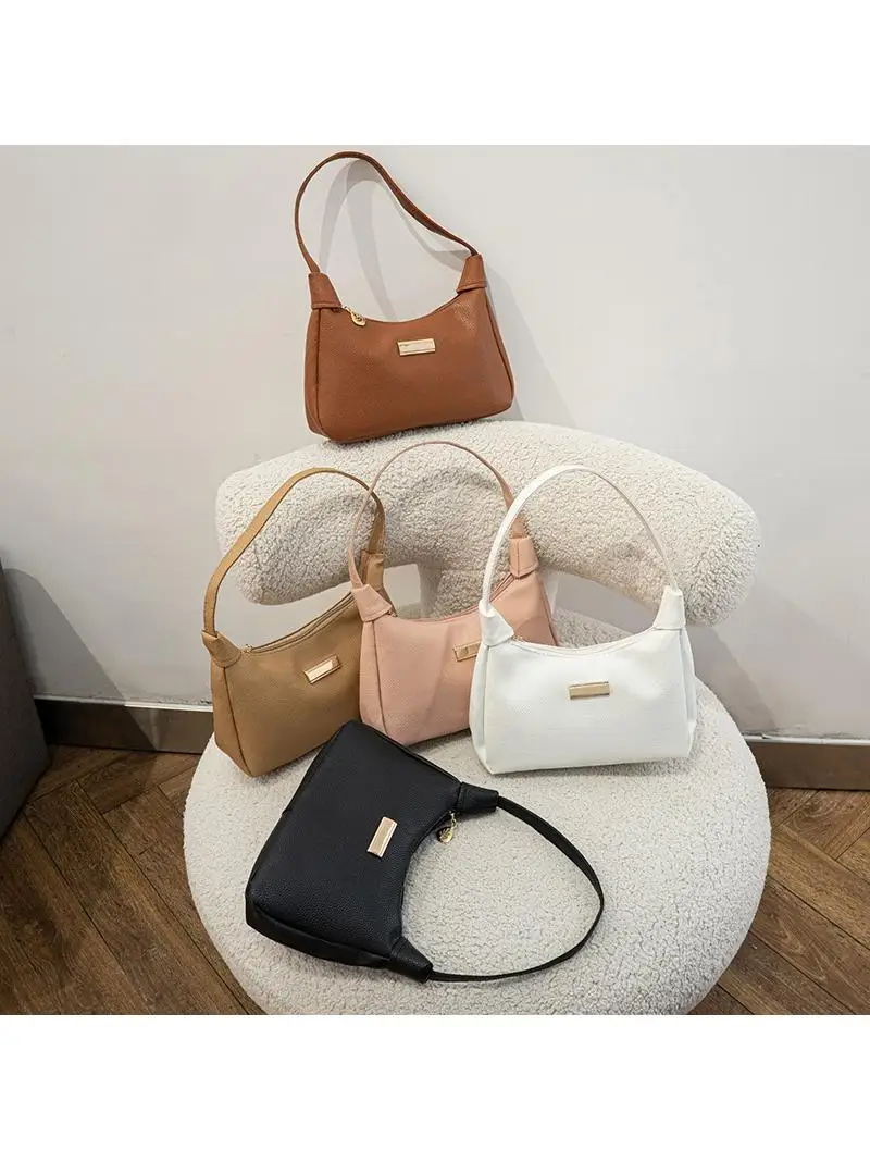 bolsa-casual-feminina-2023-nova-com-padrao-de-lichia-e-detalhes-em-metal-bolsa-de-ombro-Unico-para-celular-tamanho-pequeno
