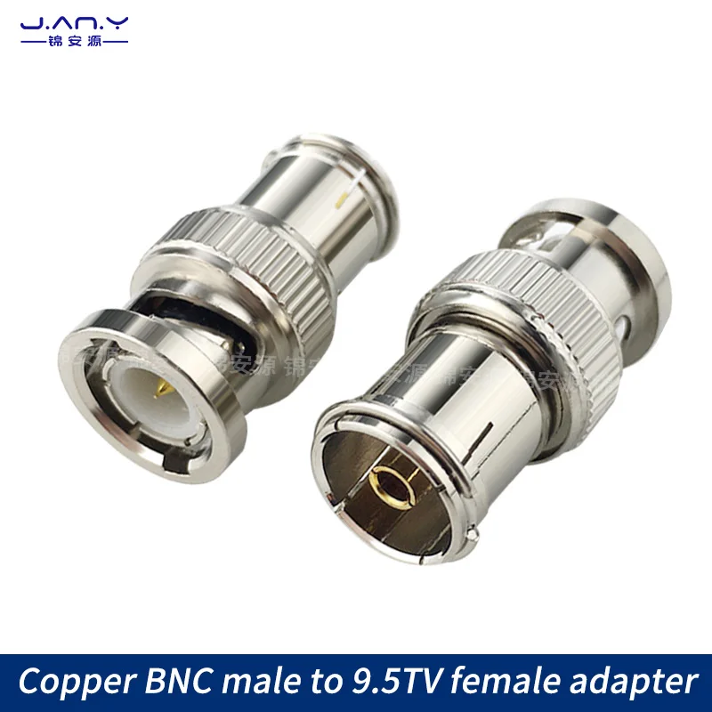 Pure copper BNC revolution 9.5TV female head RF radio frequency adapter TV antenna female plug Q9 revolution 9.5TV