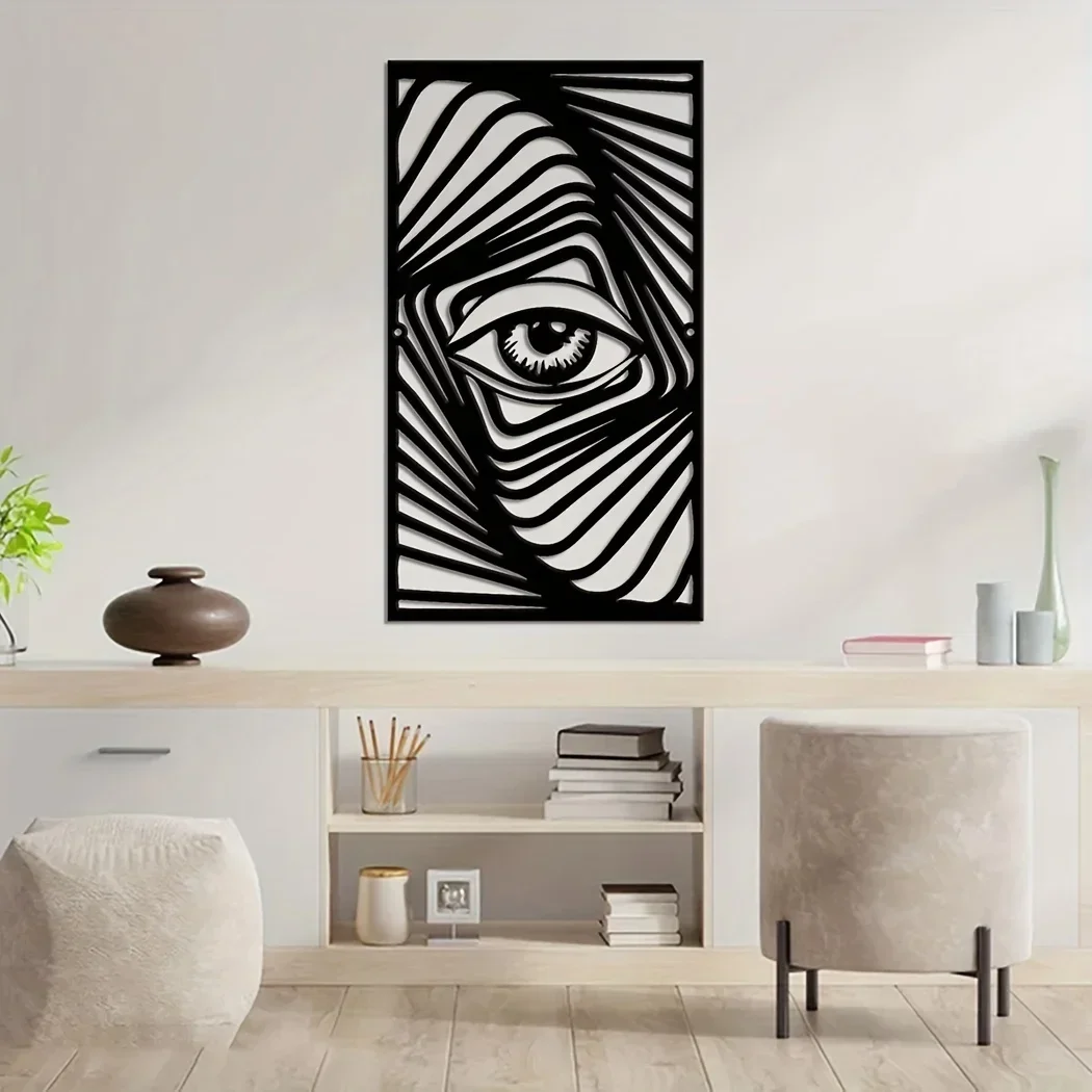 Abstract Eye Decor Eye Wall Decoration Ornament Zebra Eye Metal Home Decor Art Metal Wall Hanging Art Artistic Home Decor