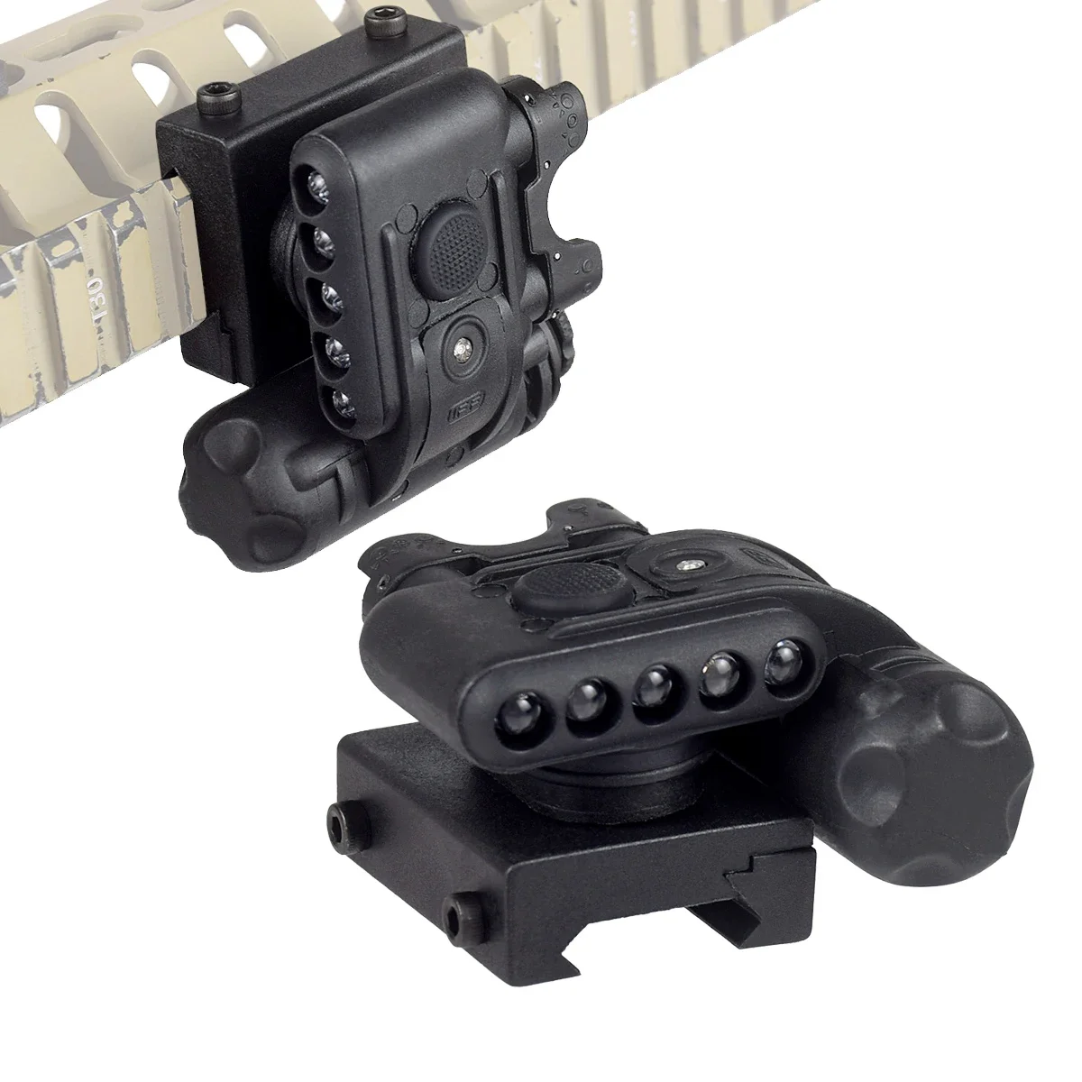 التكتيكية الادسنس كشف إشارة في الهواء الطلق سلاح الصيد مصباح يدوي الملحقات LED غطاء الصيد ضوء FMA خوذة مشاعل السلامة #1