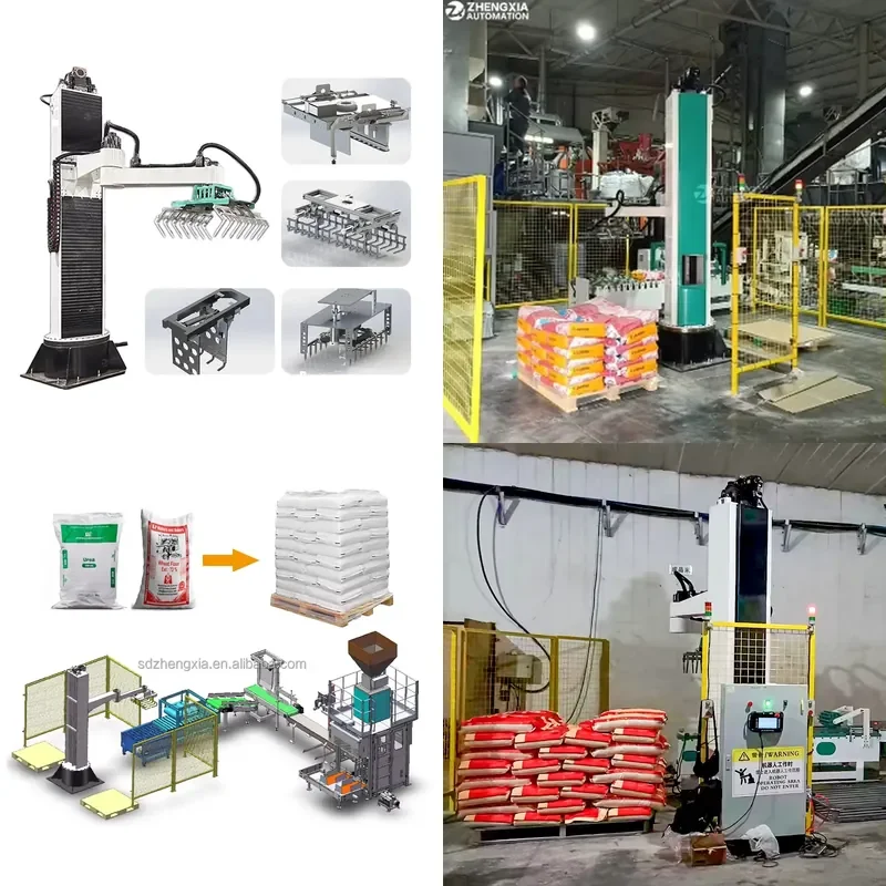 2026 CE Hot Sale Automatic Bag/Carton/Box/Case Robotic Palletizer Packaging Machine with Palletizer