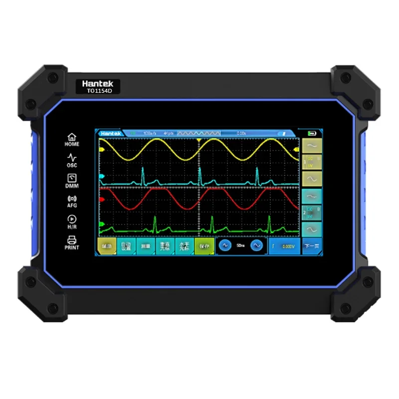 Hantek TO1154D Digital Oscilloscope 4 Channel 150MHz Bandwidth 1GSa/S Sampling Rate 25MHz Signal Source Oscilloscope Multimeter