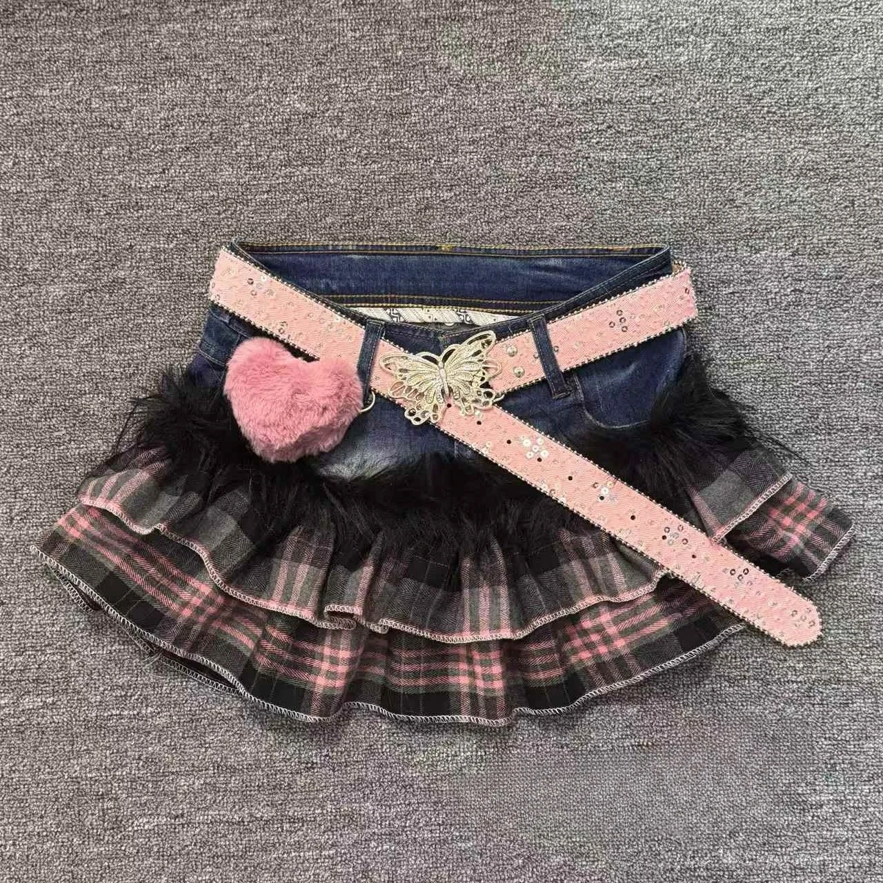 2026 New Harajuku Mini Skirts Ladies Streetwear Y2k Gothic Punk Slim Short Skirt Casual Daily Party Club Outfits for Young Girls