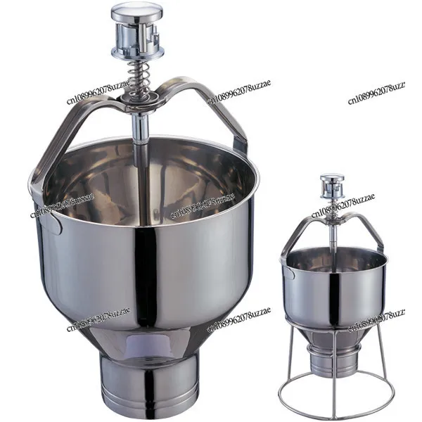 

Дозатор для порошковых смесей из нержавеющей стали с ручным управлением, воронка для приготовления нон-октопус-боллов, инструмент для формирования шариков