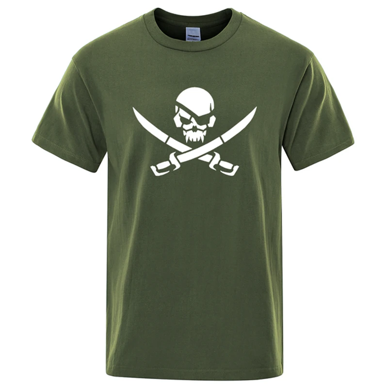 Summer new pirate skull print funT-shirt men and women\'s T-shirt hip-hop loose T-shirt casual fashion casual top street clothing