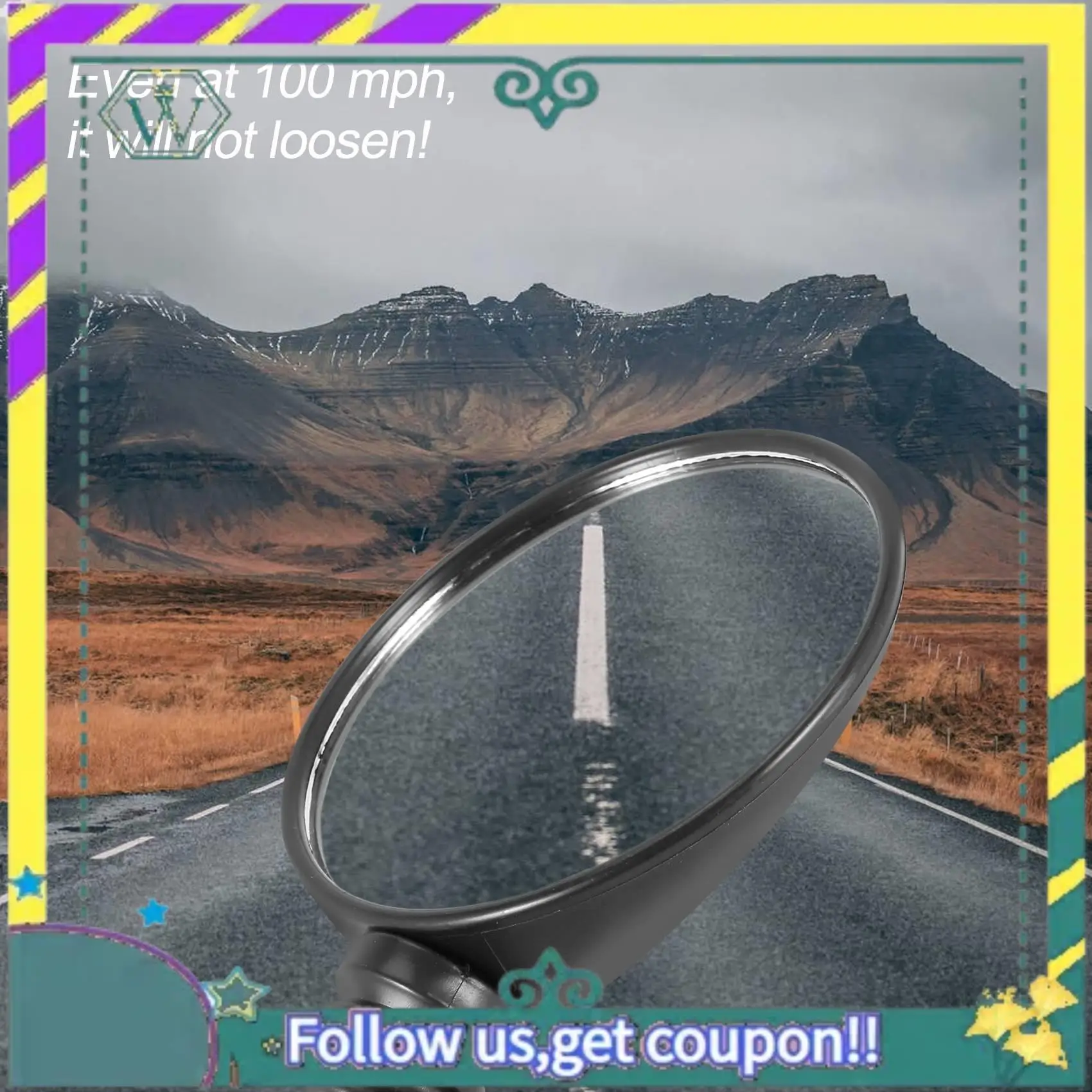 

A82U-Universal Motorcycle Folding Mirror Motorbike Street Bike Side Mirrors Rearview Scooter Mirror 8/10Mm For Honda Suzuki Kawa