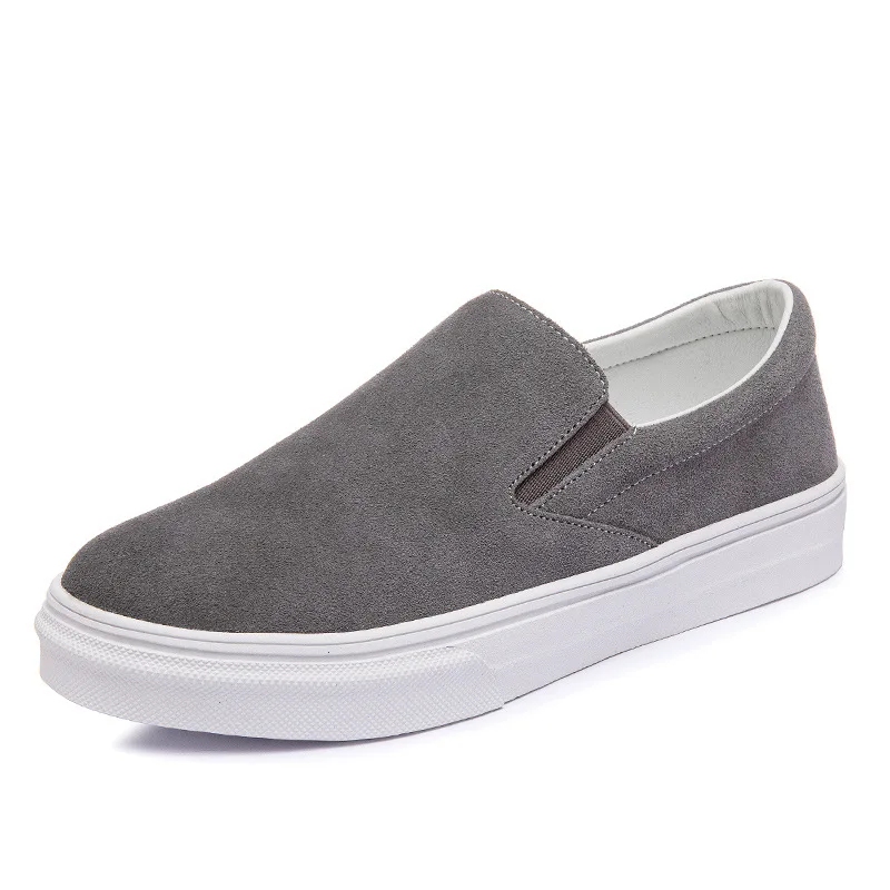 

Женская спортивная обувь из замши 2 см, повседневные кроссовки без шнуровки на плоской подошве, дышащие теннисные повседневные кроссовки, дышащая удобная обувь