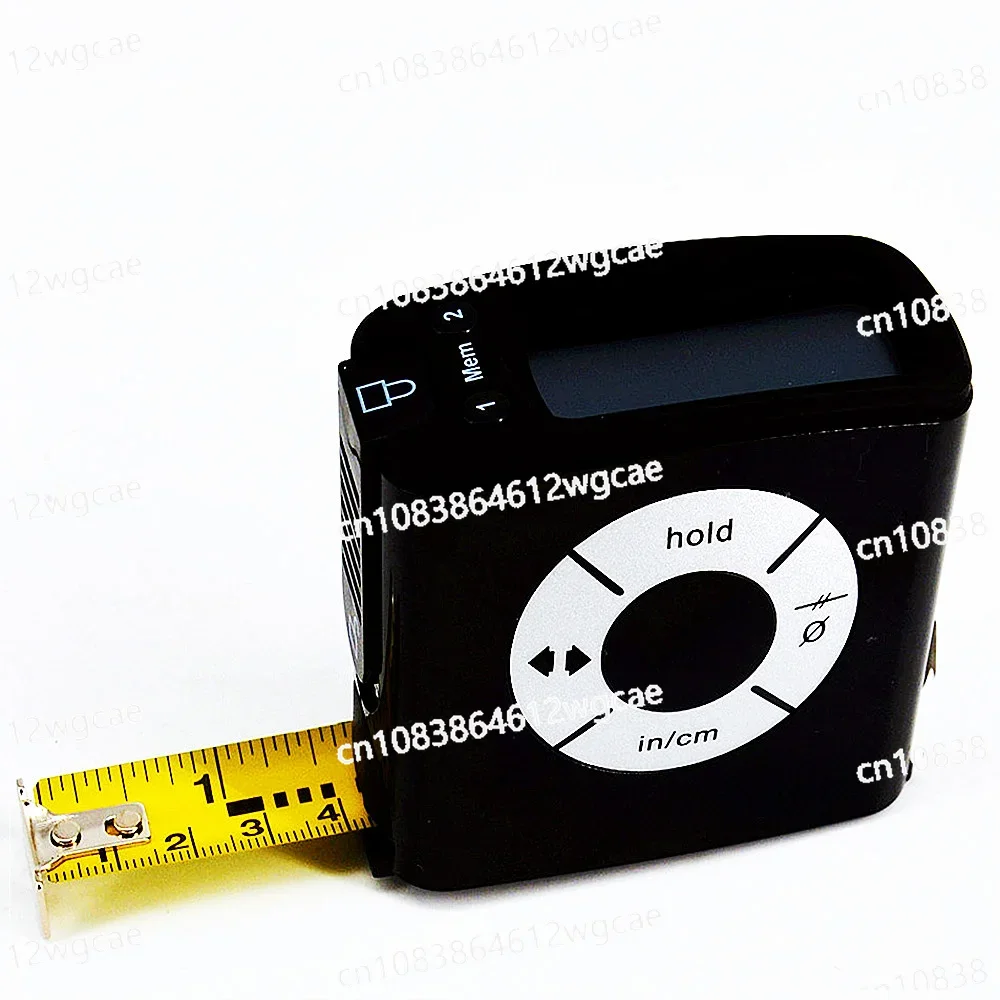 Digital 5M Stainless Steel Tape Measure LCD Digital Circumferences Measuring Tape Metric Imperial Switch Measuring Ruler