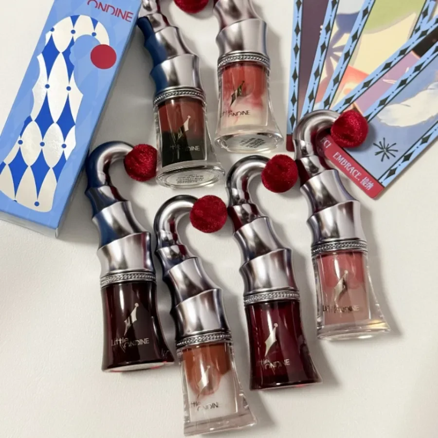 Little Ondine Water Velvet Lip Glaze Hydrating Long-Wear High-Pigment Brighten Silky Mist Finish Lips Makeup