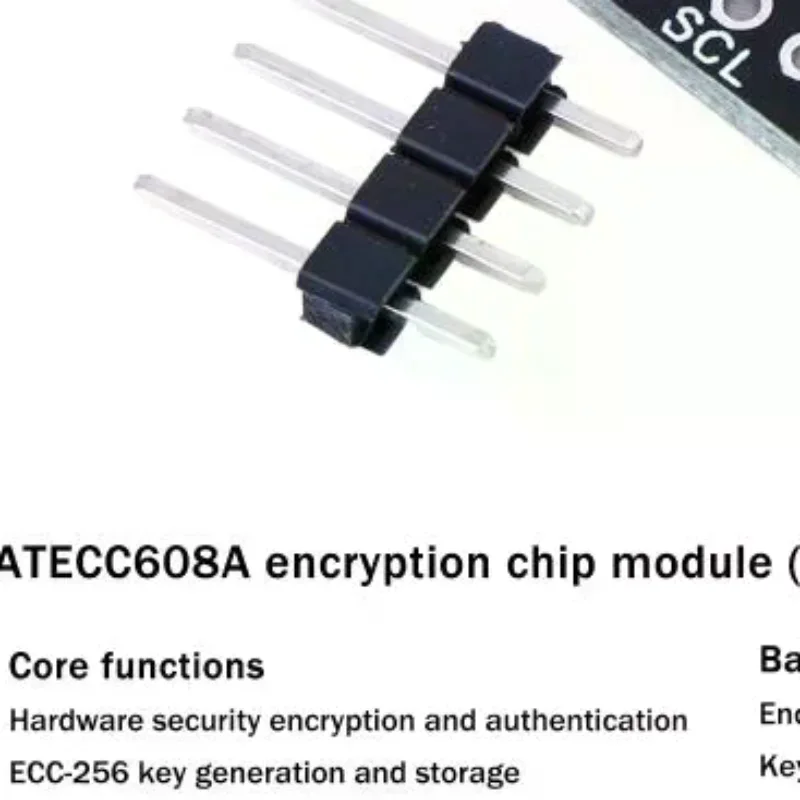 ATECC608 Module Secure Key Memory Compatible with STEMMA QT Qwiic Enhanced Encryption for Access Control Automation System