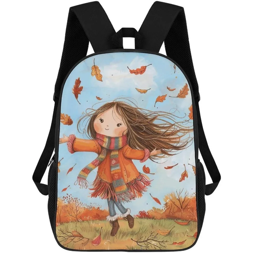 

Long Brown Hair Bookbag - Ultra Lightweight Portable Backpack Work Travel Backpack For Men Women Fits 16 Inch Notebook