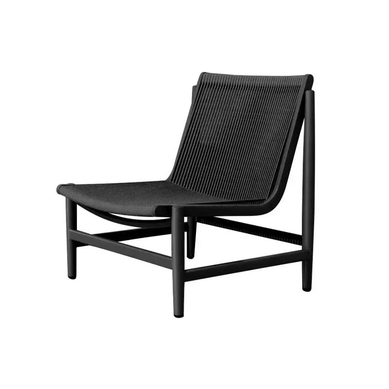 Outdoor courtyard table and chair combination villa hotel garden model room restaurant balcony leisure rattan sofa chair