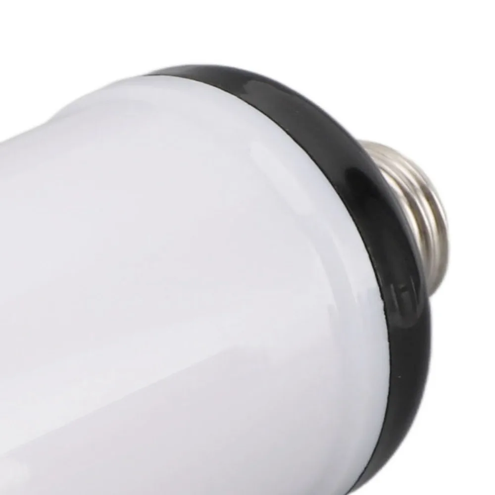 2 Pack Funny 4 Modes LED Flame Light Bulbs E26 Base Yellow light Fire Light Bulbs AC 85-265V LED Flame Lights Halloween