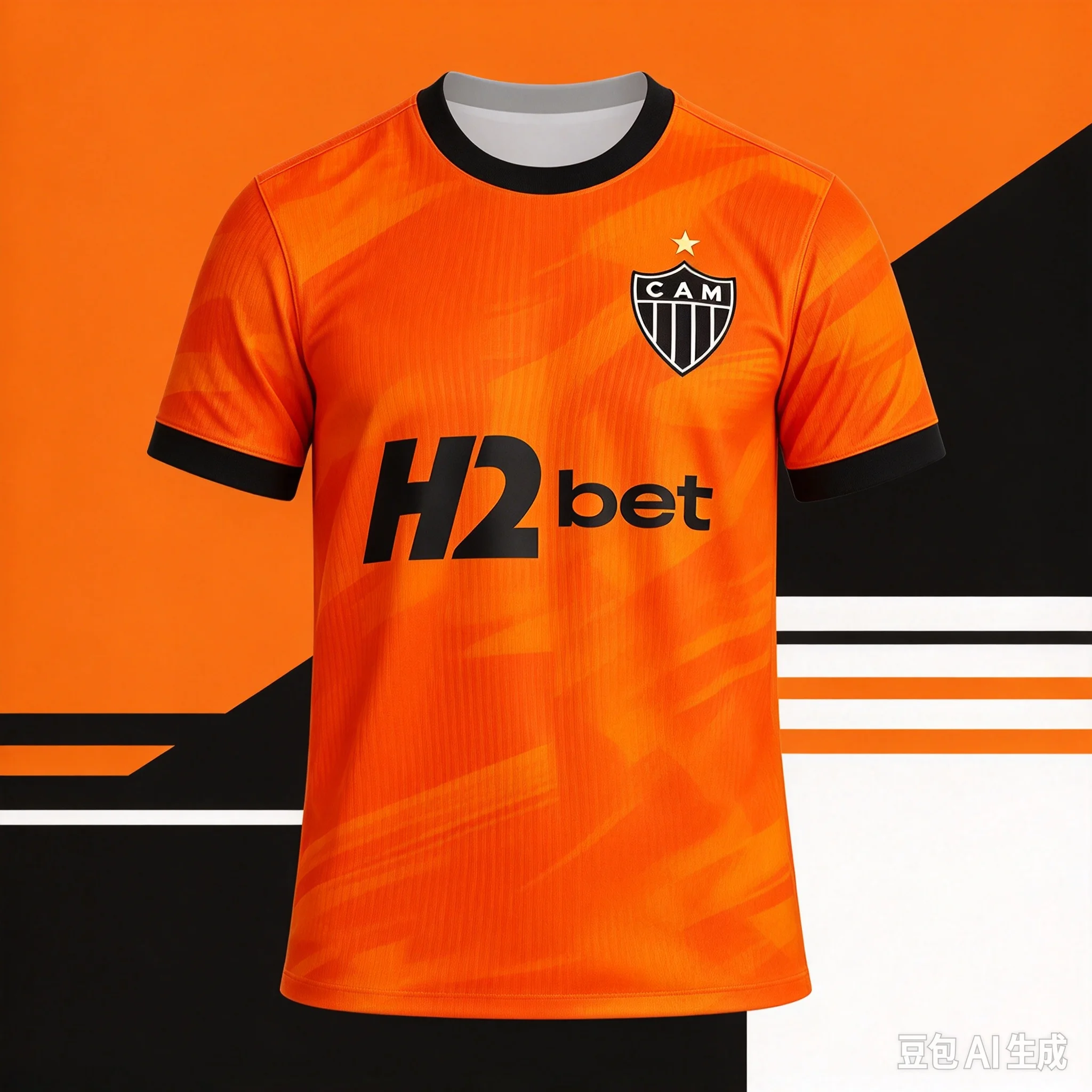 26-27 Rua De Fogo Print Atlético Mineiro Football Jersey Adults Kids Athleisure Quick Dry T-Shirt Summer Breathable Soft
