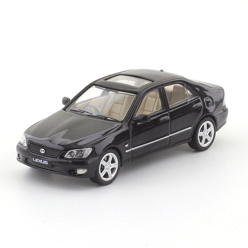 JKM 1/64 Lexus IS300 Ground Biting Shark Diecast Automotive Model Ornaments Cas Toys Gift Decorations