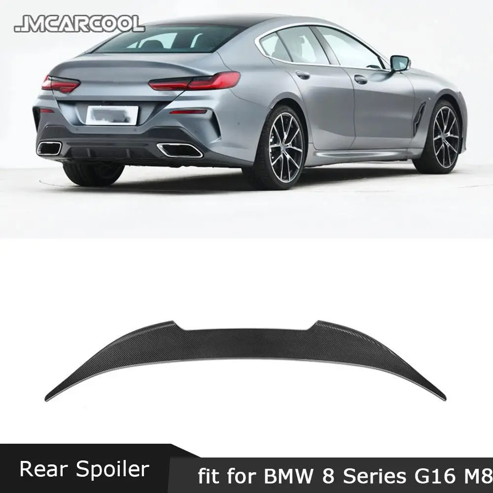 

JMCARCOOL Dry Carbon Fiber Rear Boot Lip Wing Spoilers For BMW 8 Series G16 F93 M8 Sedan 4 Door 2020 UP Auto Car Style