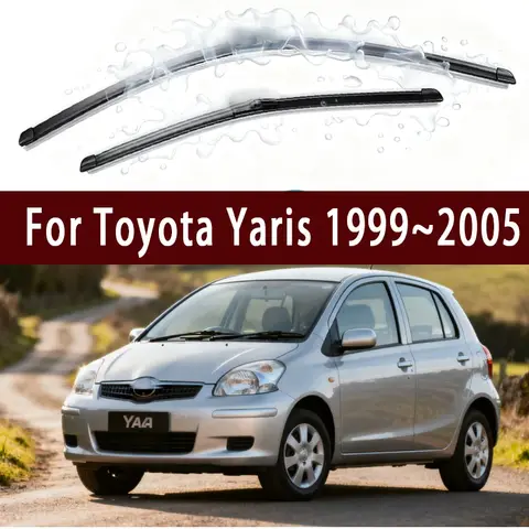 Passend für Toyota Yaris 1999 ~ 2005 MK1 2001 2002 2003 2004 RHD & LHD Frontscheibe Windschutzscheibe Doppelgummi Autozubehör