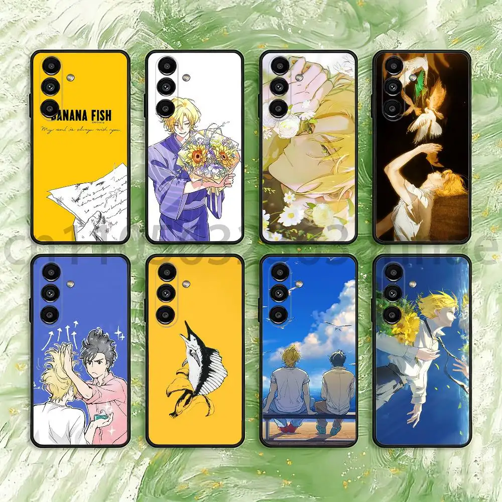 Anime Banana fish Phone Case for Samsung Galaxy A73,23,53,33,14,24,13,72,22,52,32,54,A34 Soft Cover