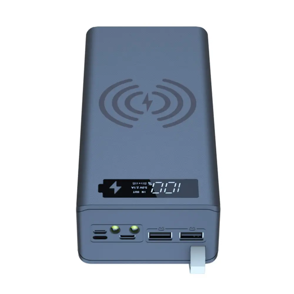 DIY Dual USB LCD Displays Battery Storage Boxes