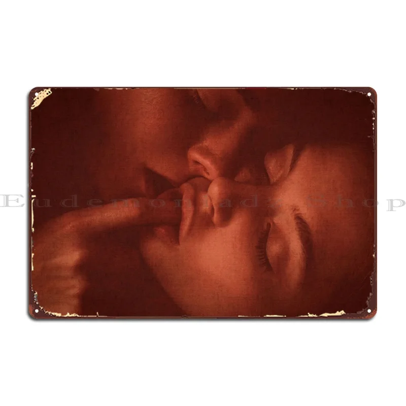 Erotic Kiss Metal Sign Club Decoration Custom Customized Wall Cave Tin Sign Poster