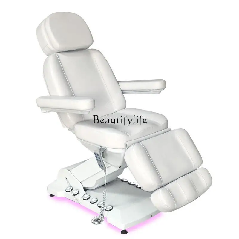 

Beauty salon tattoo embroidery electric lift folding chair multi-functional inspection bed