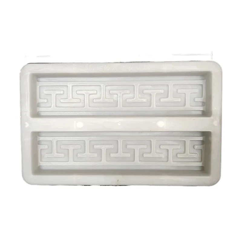 2Pcs Cement Floor Tile Mold Courtyard Retro Stepping Stone Brick Carving Decorative Lines Ancient Building Paving Ornament