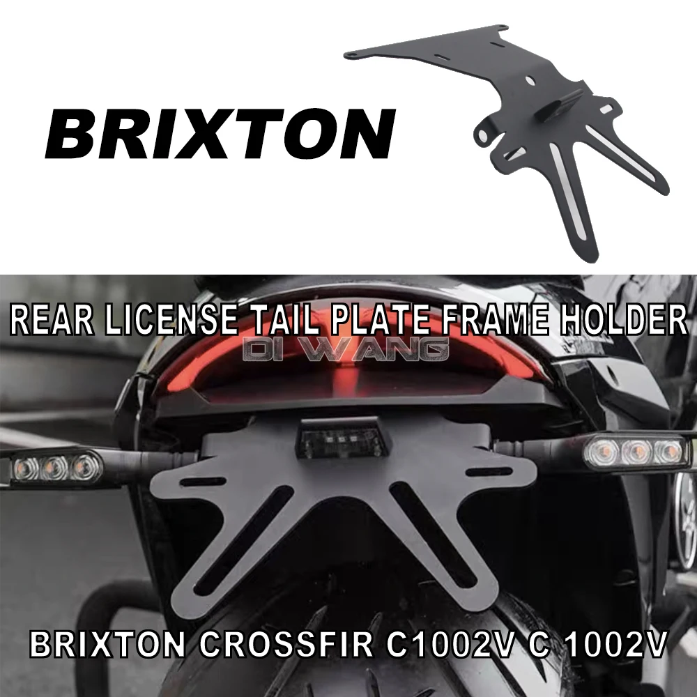 

Motorcycle Modification Rear License Tail Plate Frame Holder For Brixton Crossfir C1002V C 1002V