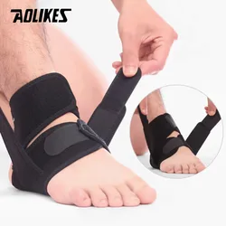 AOLIKES 1 PCS Adjustable Compression Ankle Brace Support Protective Sports Ankle joint Protector