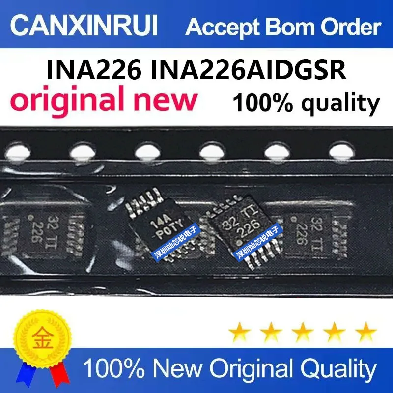 (5-100pieces)Brand new original INA226 INA226AIDGSR SMD MSOP10 Power Monitor IC