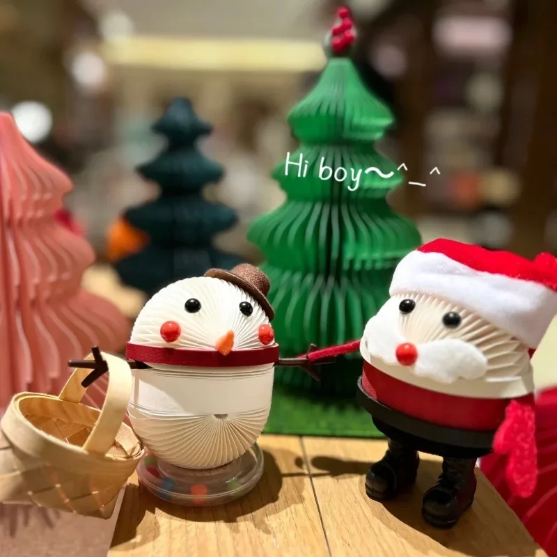 

Christmas doll toy old man snowman creative mini ornament desktop gift