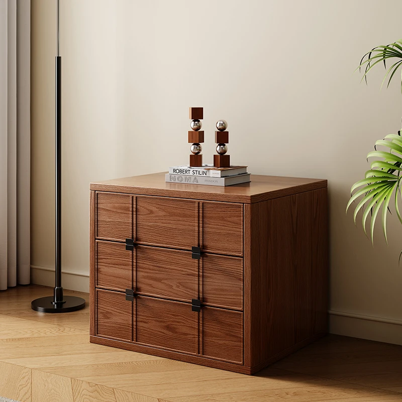 Gabinetes de salón Vintage americanos con diseño de almacenamiento, gabinetes de sala de estar de moda Premium, muebles Glam Cool Szafka Nocna