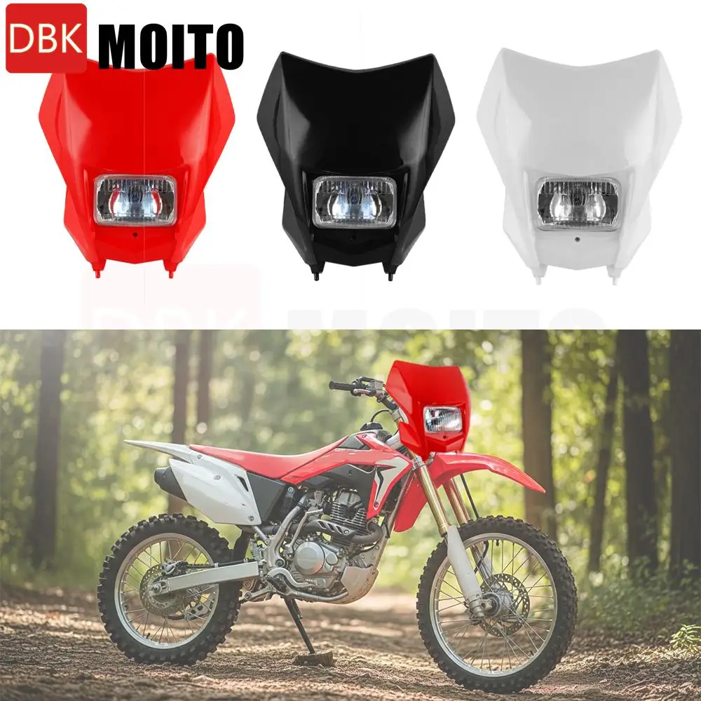 

Motorcycle Universal Headlight Front Headlamp Head Light Mask For Honda CRF230F CRF230 CRF150F CRF 150F 230F Enduro