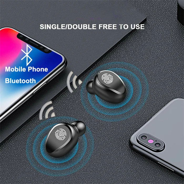 F9 Gaming Bluetooth Earphones Noise Reduction Wireless In Ear High Power Sports Waterproof Running Long Endurance Earphones