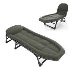 Single Indoor Foldable Bed Office Multi-speed Adjustable Reclining Chair Outdoor Simple Portable Escort Foldable Camp Bed