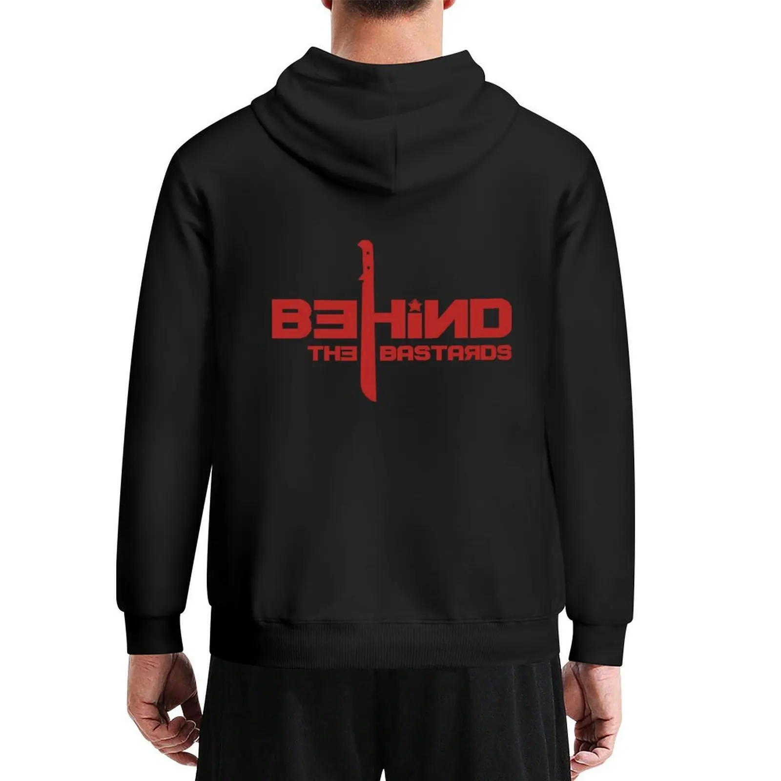 

Gifts For Men Machete Red Cool Graphic Gift Hoodie japanese style men clothes mens clothing men clothing autumn hoodie